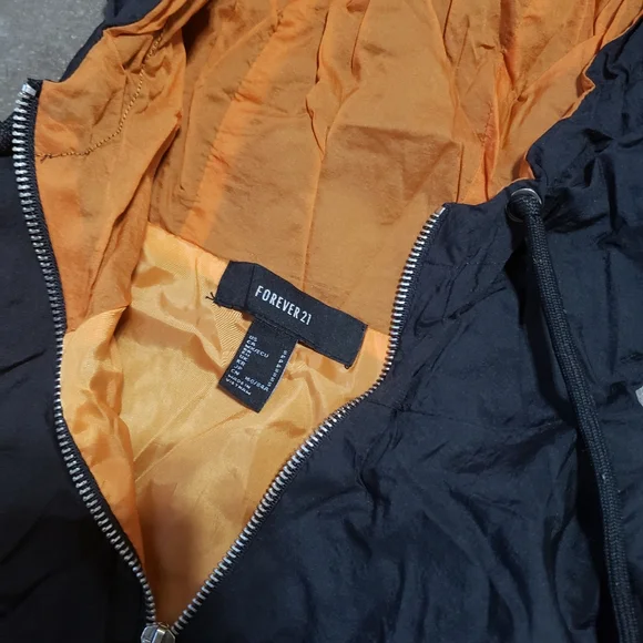 Multicolored Colorblock F21 Windbreaker Hoodie - Picture 3 of 3